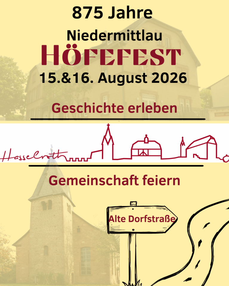 875 Jahre Niedermittlau